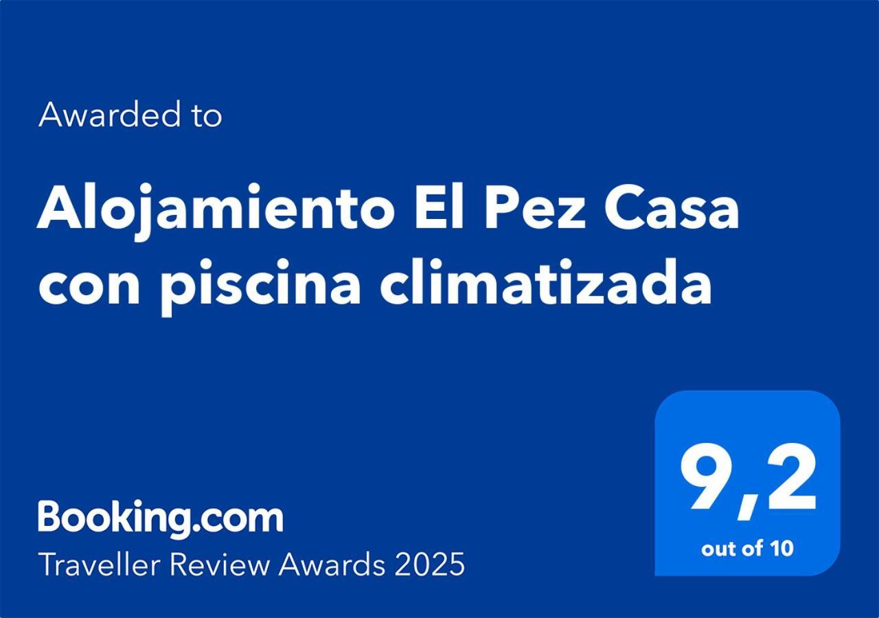Alojamiento El Pez Casa Con Piscina Climatizada Villafranca de los Caballeros ภายนอก รูปภาพ